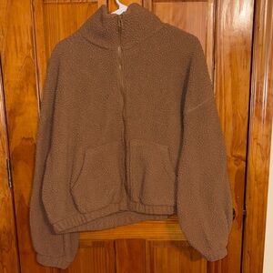 Old Navy Brown Teddy Jacket